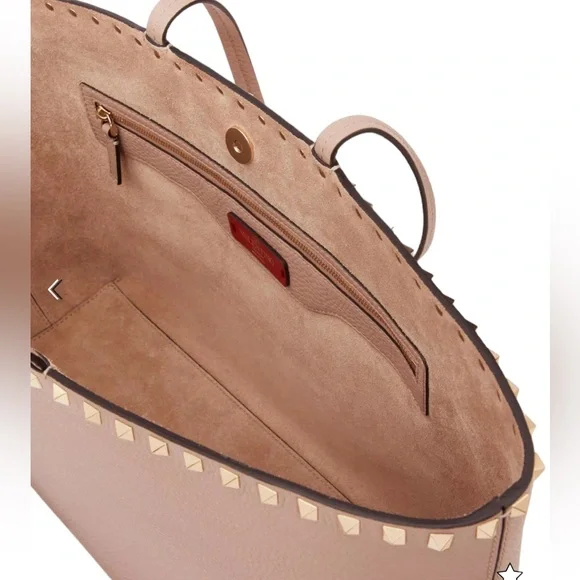 NWT VALENTINO POUDRE EAST WEST SHOPPING TOTE - Picture 2 of 13